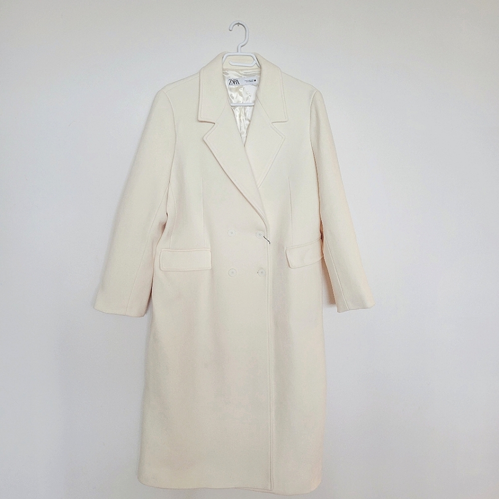 Zara Manteco Coat Wool Blend - Picture 16 of 16